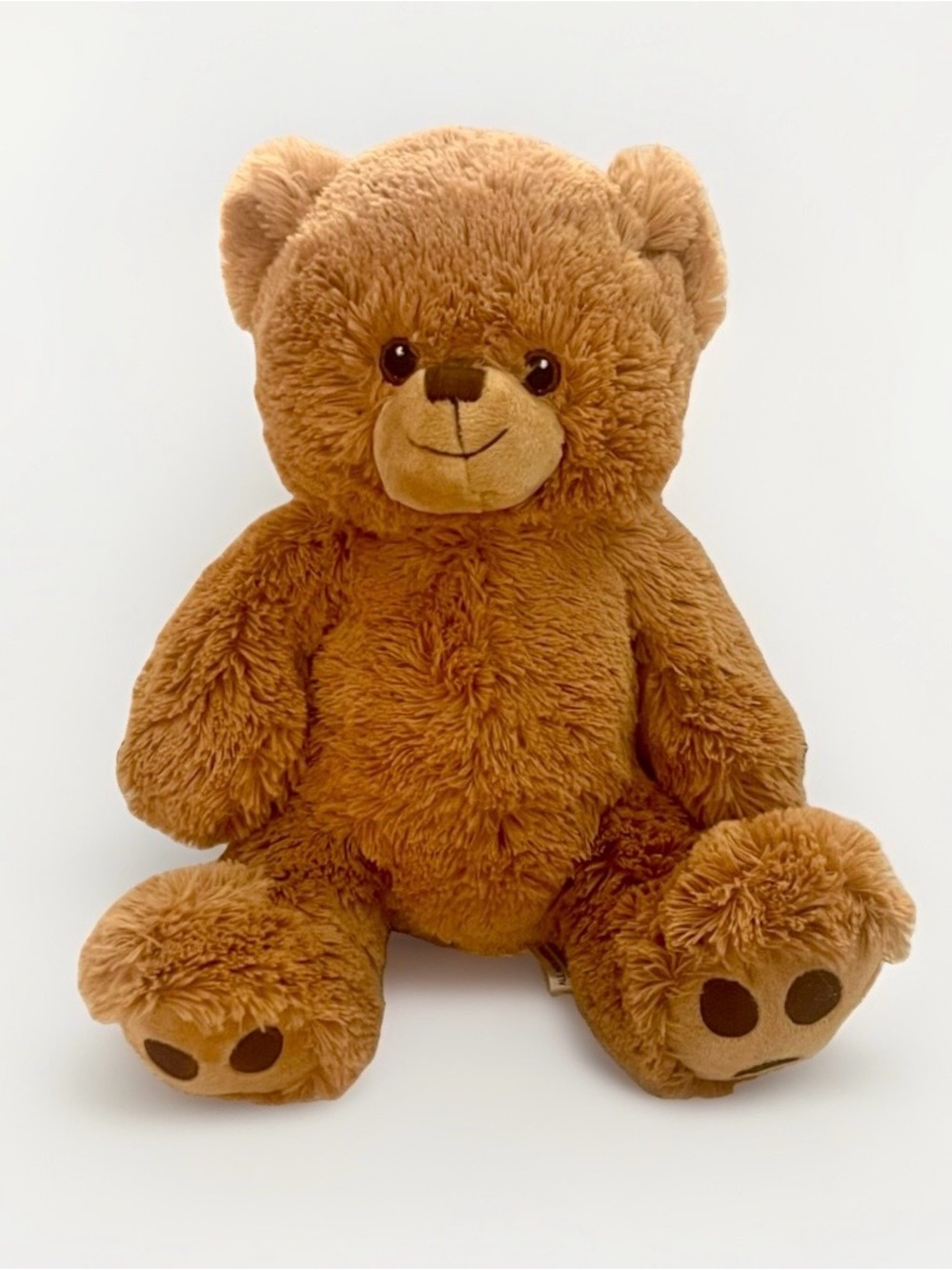 Steven Smith Teddy Bear Plush Stuffed Animal Patches Paw Stuffie Toy Brown 9”